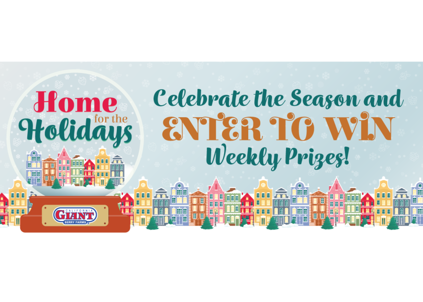 California Giant sweepstakes celebrates Home for the Holidays The Packer